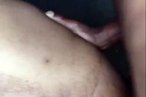 Creamy ebony milf gets her wet pussy banged in group session