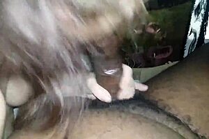 Oh man, I can't believe local thot Cheri is sucking that huge BBC like this...