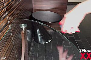 Asian hot wife milf Katie Lin takes on ant hop action.