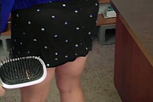 Taylor's Chubby Mature Milf Boss Strips Before Spanking And Fucking Her Hard!