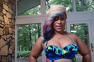 Big Ass OILED UP for DEEP ANAL FUCKING. Milf in STOCKINGS and HEELS SPREADS SHAVED PUSSY with FINGERING and LICKING on BED.