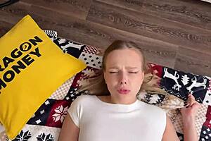 my stupid stepbrother doesn't know what a vibrator is - i'll show him on my body 😏