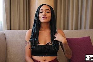 Julie Kay trimmed pussy BDSM with King Noire