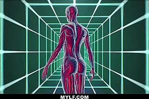 every nerd dreams of a milf like mercedes carrera in this parody shower scene