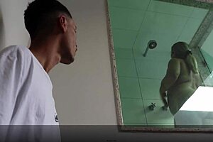 Stepson Fucks Big Ass Stepmom After Bath