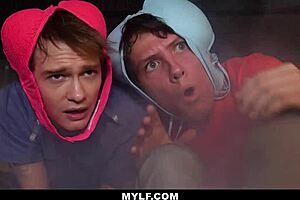 every nerd dreams of a milf like mercedes carrera in this parody shower scene