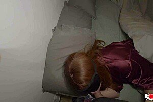 uh, i snuck into my stepmother's room to face fuck her deep and cum right in her throat, so intense..