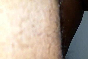 She takes that big cock against the wall, her wet pussy dripping with excitement in this homemade amateur clip.