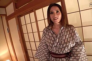 Wow, isn't this beautiful japanese busty milf just stunning in her exclusive big tits bedroom video?