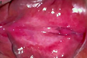 Amateur pink pussy felt fresh excitement 237 days after losing virginity in close-up wet action.