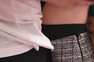 the korean stepmom finds herself alone at home and gets fucked hard by her stepson in a steamy encounter that builds tension