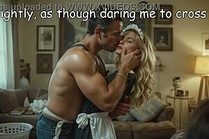 i-i'm a 50-year-old man falling hard for my young 18+ blonde maid in this forbidden love story