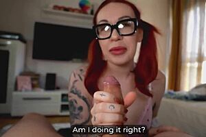 Stepmom Murstar Shows New Lingerie to Stepson Then Wants Passionate Wet Pussy Fuck with Cum Covered Tits