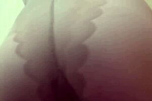 nylon mistress elza koms dominates with ass worshiping and feet in lingerie and heels