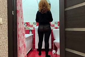 Stepmom not shy with stepson always allowing old mature taboo anal fuck in big ass