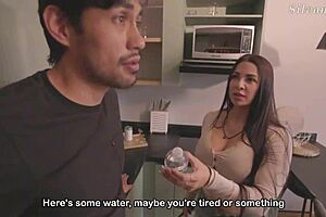 mexican aldo morenox rents an apartment to sexy busty latina silvana lee