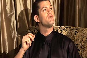 She slams shaved pussy on thick shaft but craves lover's double penetration in ass too?