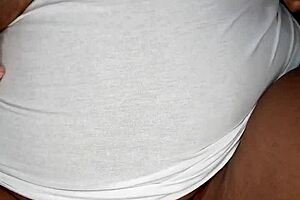 BBW Mom Indulges In Solo Play While Hubby Is Away