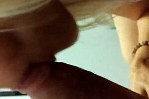 whore milf starts sucking her friend's big cock in a slutty encounter