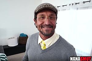 Threesome Action With Step Granny And Step Grandpa!