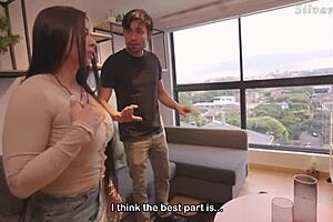 mexican aldo morenox rents an apartment to sexy busty latina silvana lee