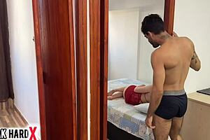 I feel so wrong but my 18-year-old cousin gets fucked in bathroom while aunt is out part 1