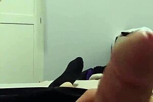 whore milf starts sucking her friend's big cock in a slutty encounter