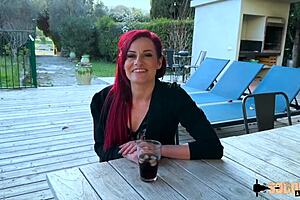 sally rouquine atomique searches for passionate fuck in stockings and lingerie