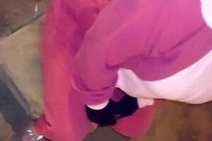 Intense Halloween Fucking with Mature Maid in Lingerie and Leggings Teasing Stepson