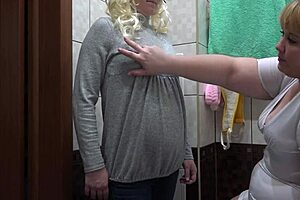 Nurse, why are you giving this pregnant milf a milky enema in her hairy pussy? Procedures lead to unexpected orgasm in fetish roleplay.