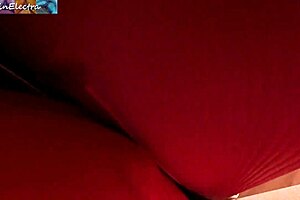 Blonde milf with big tits and curvy ass gets caught peeping by stepson in homemade taboo video.