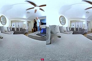 catalina cruz as girlfriend in vr porn with mistress lingerie stockings heels