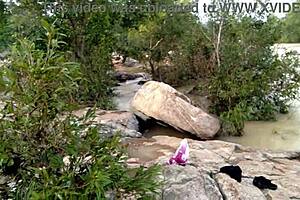 jungle me nadi kinare sautili maa ke sath majedar chudai with big boobs and hard fucking