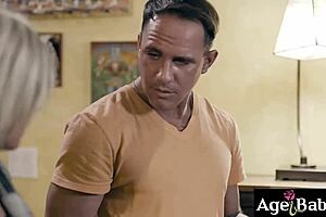 Young Guy Slamming Old Womans Pussy Spooning From Behind Until She Cums On His Shaft Oh Yes!