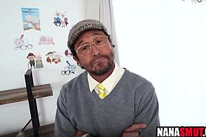 Threesome Action With Step Granny And Step Grandpa!