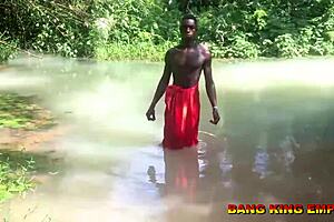 Amateur bbc pornstar turns african mid year festival into wild outdoor sex with village maiden on ranch.