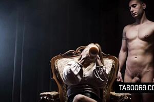 Blonde Doctor Nikky Thorne Dominated in Intense Double Penetration