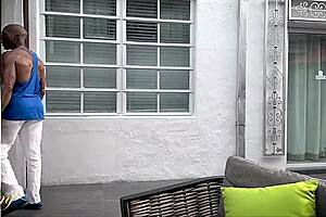 Colombian MILF Monique Fuentes takes on American stranger's BBC in intense riding and creampie action