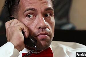 Two Big Tits Milfs Seduce Guy With Hardcore Threesome Blowjobs And Huge Cock Action