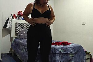 i found this video of my university teacher flashing lingerie and big natural tits ass