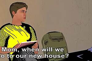 widow stepmother felt her pussy getting wet during intense taboo encounter with young relative