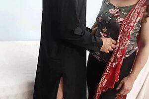 Muslim Stepsister Takes Indian Stepbrother Big Lund Doggystyle in Desi Gaand for Raw Anal Love