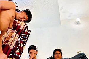 How does Uttaran20 fuck this babe in her sexy sweet tight pussy during FFM?