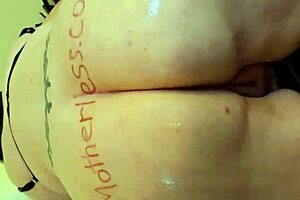 candid sandra returns with big ass booty worship as her fat hairy pussy lips get licked and sucked in garage