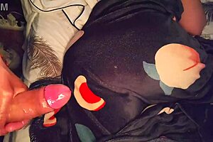 stepfather sneaks into stepdaughter's bedroom, masturbates watching her sleep, then delivers morning creampie