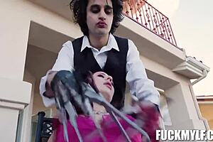 edwards step mom surprise turns into a hot threesome with annie and jessica in this reality scenario