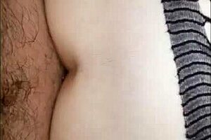 She experienced her first anal sex despite the pain