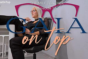 Milf teacher pegs fisting ass drinks enema pee
