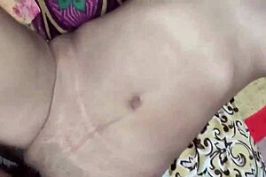 Babysitter, are you ready for this blowjob and hard pussy licking session with the newly married couple in their bedroom?