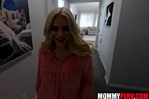 Heartbroken Step Mom Turns To Step Son For Intense Blowjob And Fucking Since Husband Ignores Her Desires